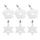 thumbnail image 1 of Clip de pesas para mantel o cortinas, juego de pesas para mantel con colgante navideño, perfecto para decoración del hogar, 6 uds., 1 of 6