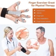 thumbnail image 3 of Fortalecedor de dedos, ejercitador de dedos duradero y fortalecedor de manos con 6 niveles de resistencia, extensión de dedos y fuerza de agarre, 3 of 5