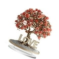 thumbnail image 2 of Adorno de árbol de rosas acrílico, decoración de mesa, avión 2D, manualidades, centro de mesa Estilo B, 2 of 9