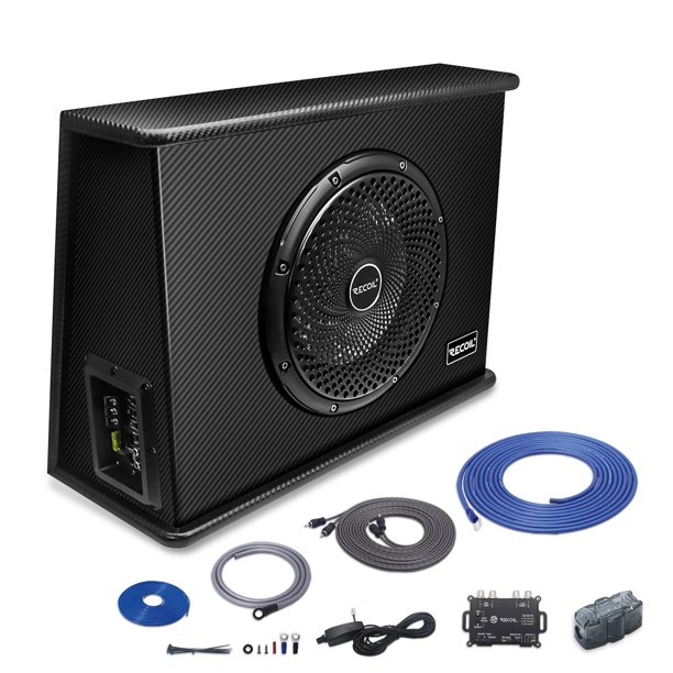 Recoil SWS10 10 inch 600W Slim Active Ported Subwoofer Enclosure with