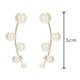 thumbnail image 5 of Pendientes de tuerca con forma de trepador de orejas de perla sintética para mujer de Farfi Fashion, joyería de regalo para fiesta, 5 of 5