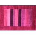thumbnail image 1 of Ahgly Company Indoor Rectangle Abstract Pink Contemporary Area Rugs, 5' x 8', 1 of 4