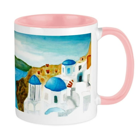 

CafePress - Santorini Mug - Ceramic Coffee Tea Novelty Mug Cup 11 oz
