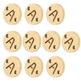 thumbnail image 4 of Gupbes 10Pcs Letter Pendant Exquisite Craftsmanship Durable Fashionable Simple Pendant For DIY Jewelry Making Bracelet Crafting,Letter Pendant,Letter Mixed Pendants, 4 of 8