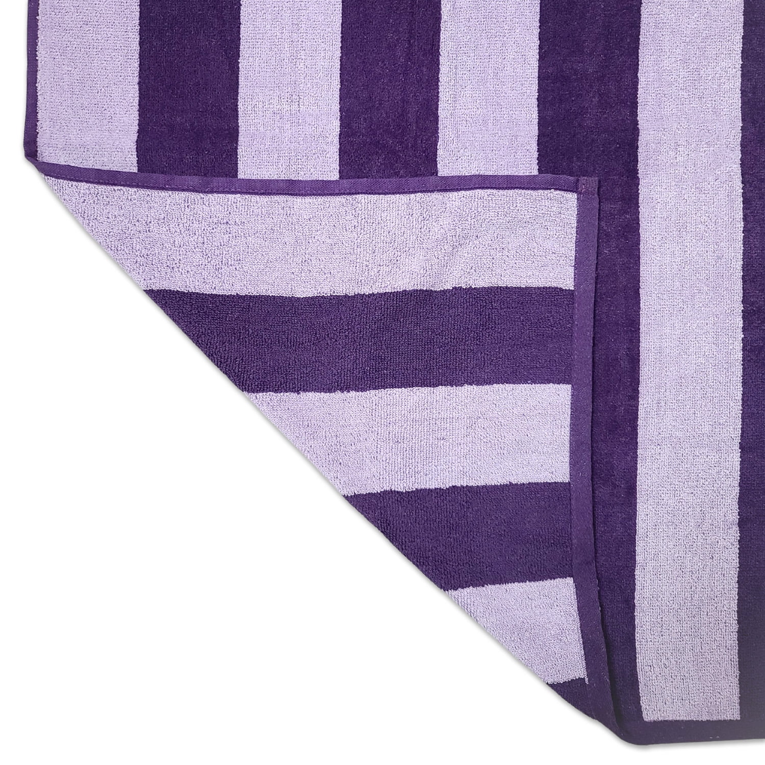 Kaufman - Premium 2-Pack Velour Oversized Double Jacquard Reversible 750 GSM Beach, Pool Towel, Plush Towel, 40in x 70in, Luxurious 100% Cotton (Pnk/UNI)