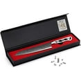 thumbnail image 2 of KATSURA CUTLERY CKGD21B-no logo Katsura Aus-10 Damascus 8-In Kiritsuke Chef Knife Blank, 2 of 5