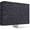 Black Leopard print, variant on Mosiso Protective Dust Cover for LCD Flat Screen Computer Monitors fits 22-25 Inch Computer,Creative Marble