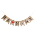 thumbnail image 1 of Banner de arpillera Banner del Día de San Valentín BE Decoración del Día de San Valentín Be Mine Banner Top of the Line Jadeshay A, 1 of 8