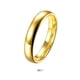 thumbnail image 5 of Minnieouse 2 uds anillo Simple titanio acero esfera de anillos elegantes accesorios de ropa joyería boda compromiso hombres Ropa, zapatos y accesorios Miscelánea Dorado 7 #, 5 of 6