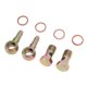 thumbnail image 1 of Kit de Lavadoras de Pernos de Banjo, Conexión Ajustada A Prueba de ÓXido M14x1.5 mm de Agua de Refrigerante Manguera de Manguera de Banjo Resistente para una una Manguera de, 1 of 7