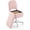Pink, variant on Vanity Stool Chair with Storage, Height Adjustable Makeup Chair with Folding Backrest, 360° Swivel Faux Fur Ottoman with Memory Foam Cushion and Rolling Wheels, 330 lbs Capacity for Bedroom, Pink