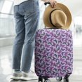 thumbnail image 2 of Purple Butterfly Pattern Luggage Cover Fashion Suitcase Cover Baggage Covers Fit 25-28 Inch Luggage (Go Travel), 2 of 5