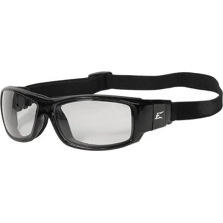 

Edge Safety Eyewear Black & Clear Caraz Vapor Shield Safety Glasses
