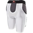 thumbnail image 2 of Cramer Thunder 5 Pad Football Girdle With Integrated Hip, Thigh and Tailbone Pads, Designed for Protection from High Impacts, High Hip Pad Coverage, Extra Thigh Padding Protection, White, X-Large, 2 of 6