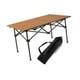 thumbnail image 5 of Mesa auxiliar para acampar al aire libre, portátil, compacta, estable, fácil de instalar, para 2 a 4 personas, para barbacoas, cocina al aire libre y marrón, 5 of 8