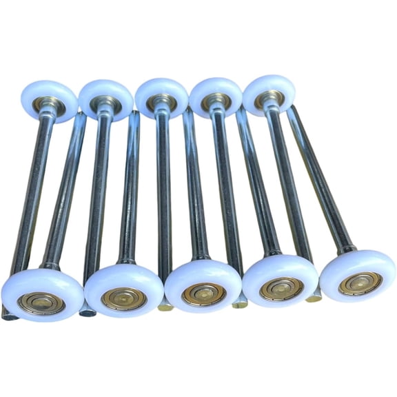 7" Stem 6200ZZ Bearing Nylon Garage Door Roller, Pack of 10