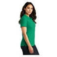 thumbnail image 3 of Port Authority Women's Core Classic Pique Polo Shirt Bright Kelly Green 6X-Large, 3 of 3