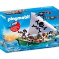 thumbnail image 1 of Playmobil : Pirates / Pirate Ship with Underwater Motor, 1 of 1