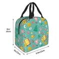 thumbnail image 4 of Kdxio Happy Summer Print Insulated Lunch Bag,Reusable Tote Lunch Box for Women Men,Leakproof Cooler Lunch Bags for Work Office Travel Picnic, 4 of 6