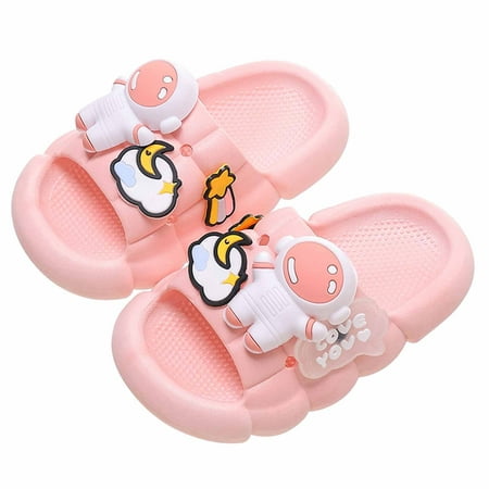 

TUOBARR Summer Savings Clearance! Baby Summer House Slippers Summer Children s Shoes Three-dimensional Astronaut Indoor Non-slip Soft-soled Slippers