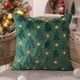 thumbnail image 1 of Decoraciones de Árbol de Navidad Decoración de Navidad Funda de Almohada, Almohada de Sofá de Árbol de Navidad de Cinco Estrellas, Decoración de Vacaciones 40 cm Fundas de Almohada de Navidad, 1 of 3