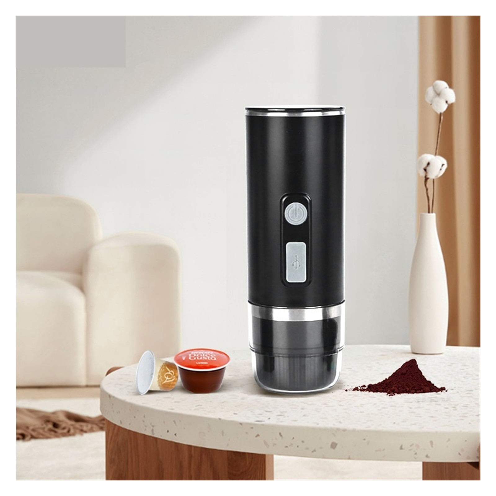 Car Coffee Maker, Portable Electric Espresso Machine, Travel Coffee Maker For Camping ,Portable