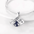 thumbnail image 2 of 1 Pcs Dije Viajes En Avión De Plata 925 Premium Xtellar Color Blanco, 2 of 3