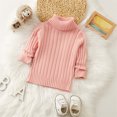 thumbnail image 3 of PatPat Toddler Girl/Boy Turtleneck Ribbed Knit Sweater, 3 of 6
