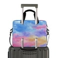 thumbnail image 2 of 16" Laptop Briefcase for Work Travel Laptop Shoulder Bag Carrying Handbag Laptop Case Tie-dye Clouds Pattern, 2 of 8
