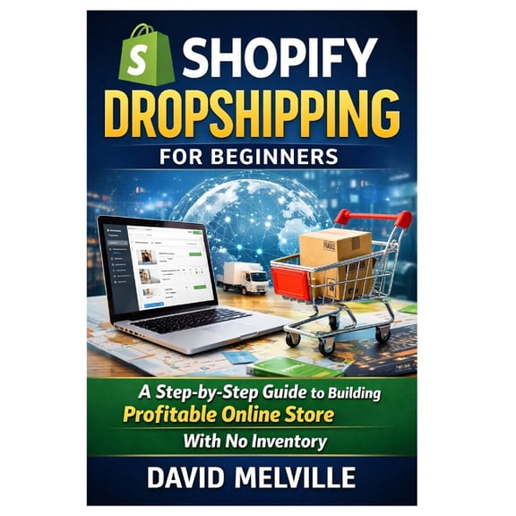 Shopify Dropshipping for Beginners: A Step-by-Step Guide to Building a Profitable Online Store With No Inventory, (Paperback)