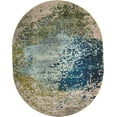 thumbnail image 2 of Rugs.com Hyacinth Collection Rug – 8' x 10' Oval Blue Medium Rug Perfect For Living Rooms, Large Dining Rooms, Open Floorplans, 2 of 7
