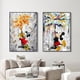 thumbnail image 2 of Disney Animation Mickey Mouse Graffiti Poster Wall Donald Duck Loves Money Canvas Painting Art Picture for Bedroom Decoration20X30cm Unframed Gao Jinjia LED, 2 of 2