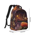 thumbnail image 2 of Uemuo Butterfly Sitting on a Flower Printed Student Durable Water-resistant Backpack,Travel Backpack,Outdoor Activities Backpack, Laptop Backpack, Multi-compartment Backpack, 2 of 5