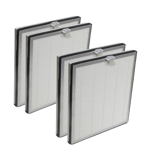 PUREBURG Replacement Filter Compatible with KNKA APH4000 Air Purifier,  2 Pack (2 filters per pack) H13 True HEPA Activated Carbon 2-in-1 For Air Clean Dust Odor 3-Stage Filtration