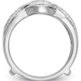 thumbnail image 2 of 14K White Gold Diamond Guard (Size 7) Made In India rm3108b-048-waa, 2 of 5