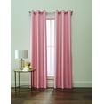 thumbnail image 3 of Better Homes & Gardens Blush Pink Embroidered Lattice Sheer & Twill Weave 4 Piece Curtain Set, 84", 3 of 6
