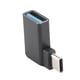 thumbnail image 1 of Adaptador Tipo C A USB 3.0, Adaptador USB C A USB 3.0 De 90 Grados Carcasa Ligera De aleación De Aluminio Para Oficina Para Trabajo, 1 of 7