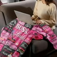 thumbnail image 2 of Boss Lady Gifts for Women, Boss Gifts for Women, Boss Gifts, Gifts for Boss, Boss Birthday Gifts for Women, Boss Day Gifts, Boss Lady Blanket, 50x60 (Boss Lady Gift), 2 of 6