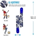 thumbnail image 2 of Correa para guitarra, Strap guitarra acústica, bajo eléctrico, guitarra eléctrica Kidam Camuflaje azul, 2 of 3
