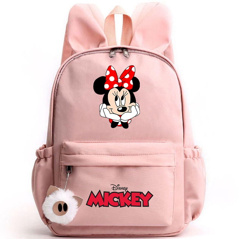 Disney Mickey Minnie Mouse Backpack for Girls Boys Teenager