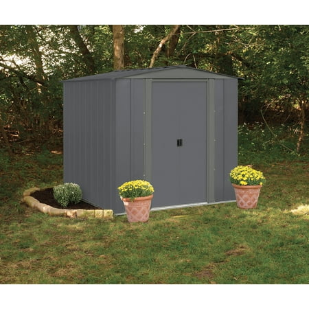 Arrow Low Gable 6x7 Storage Shed, Gray - Walmart.com