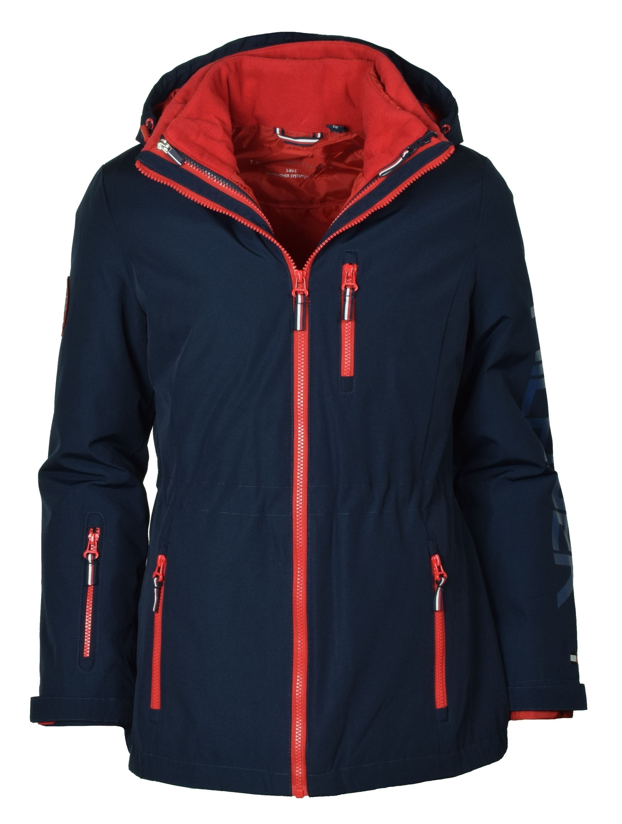 Tommy Hilfiger Womens 3-in-1 All Weather Systems Jacket