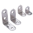 thumbnail image 3 of HLONK 10 Pcs Support d'Angle en Acier Inoxydable L Support Droit Robuste pour Chaise en Bois Étagère Meuble, 3 of 7