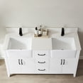 thumbnail image 6 of Miseno Mv797060-Nm Sevilla 60" Free Standing Double Basin Vanity Set - White, 6 of 7