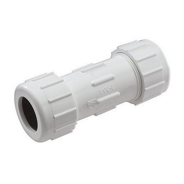 Kbi Compression Coupling Sch 40 Pvc 3/4 " 150 Psi Pvc Rubber Walmart