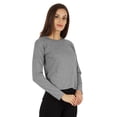 thumbnail image 2 of Inkmeso Perfect Long Sleeves T-shirt For Women Casual Regular Fit Basic Solid Everyday Tee T-shirts, 2 of 7