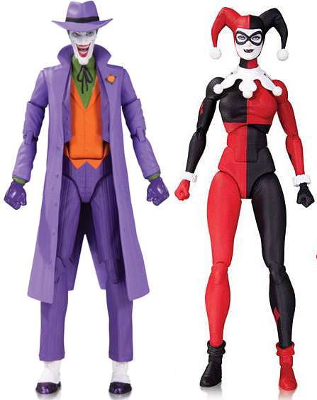 joker and harley quinn figures