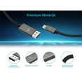 thumbnail image 3 of Monoprice Bidirectional USB-C to DisplayPort Cable - 4K60Hz, Thunderbolt 4/3 Compatible, Braided, 3ft, Black, 3 of 6