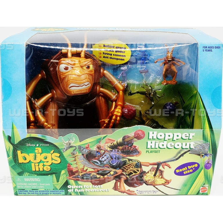 Disney Pixar A Bug's Life Hopper Hideout Playset Mattel 1998