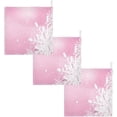 thumbnail image 6 of Coolnut Pink Glitter Snowflake Baby Muslin Washcloths Face Towel, Shiny Christmas Burp Cloths Cotton Wipes 5 PCS Infant Wash Cloth for Newborn Boys Girls 12x12 inches, 6 of 6